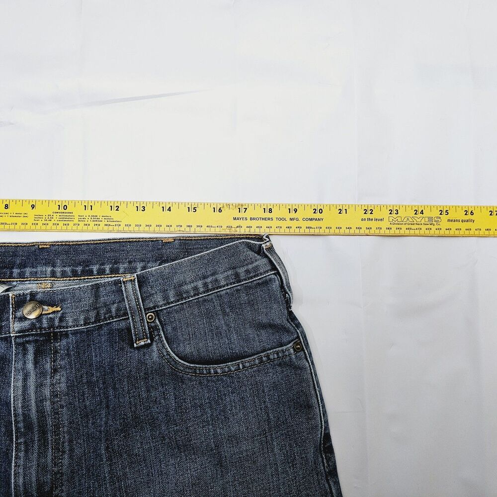 Carhartt Jeans Mens 38X30 Relaxed Fit Denim Blue Workwear Rugged Utilitarian - Picture 5 of 6